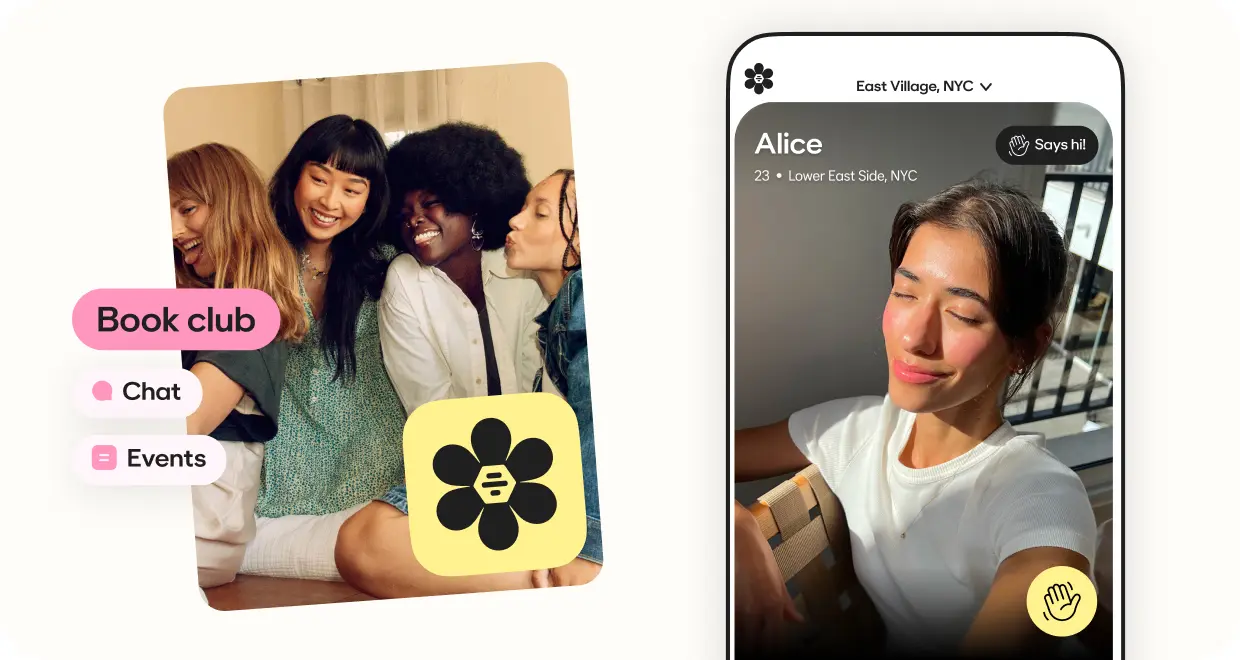 Bumble app — Book club, Chat, Events and profile features